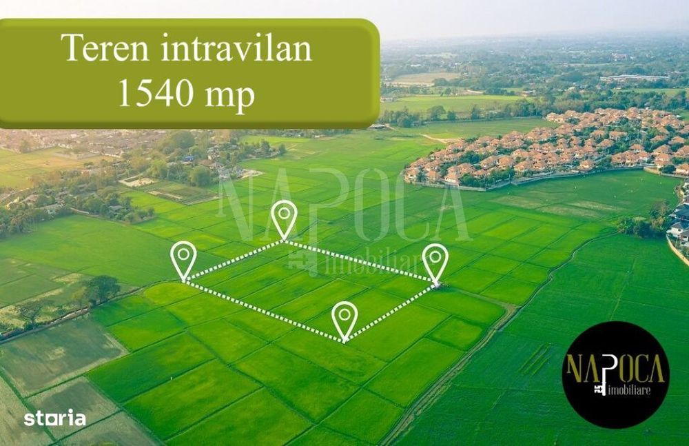 Teren intravilan pentru constructii de vanzare in Gruia, Cluj Napoca