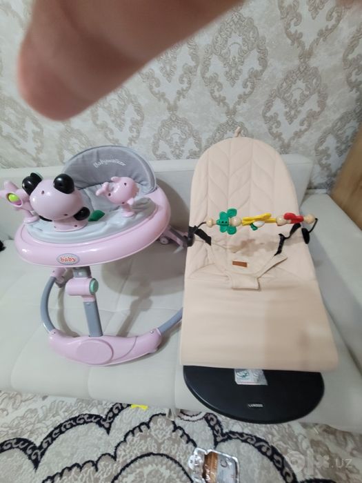 Продам ходунки и шезлонг!