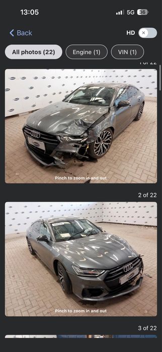 Audi a7 2019 3.0 дизел На части
