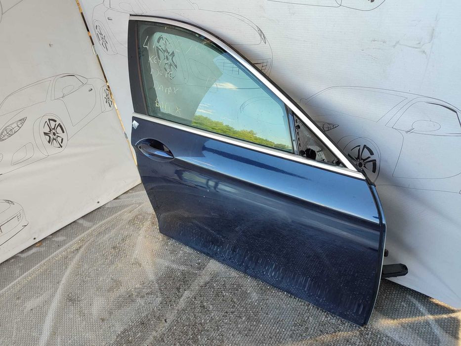 Ușă Față Dreapta BMW 5 F10 F11 Break Albastru Imperialblau Brillanteffekt Metallict A89 41009628754 / 9628754 2011 / [2009-2016] / (12F)