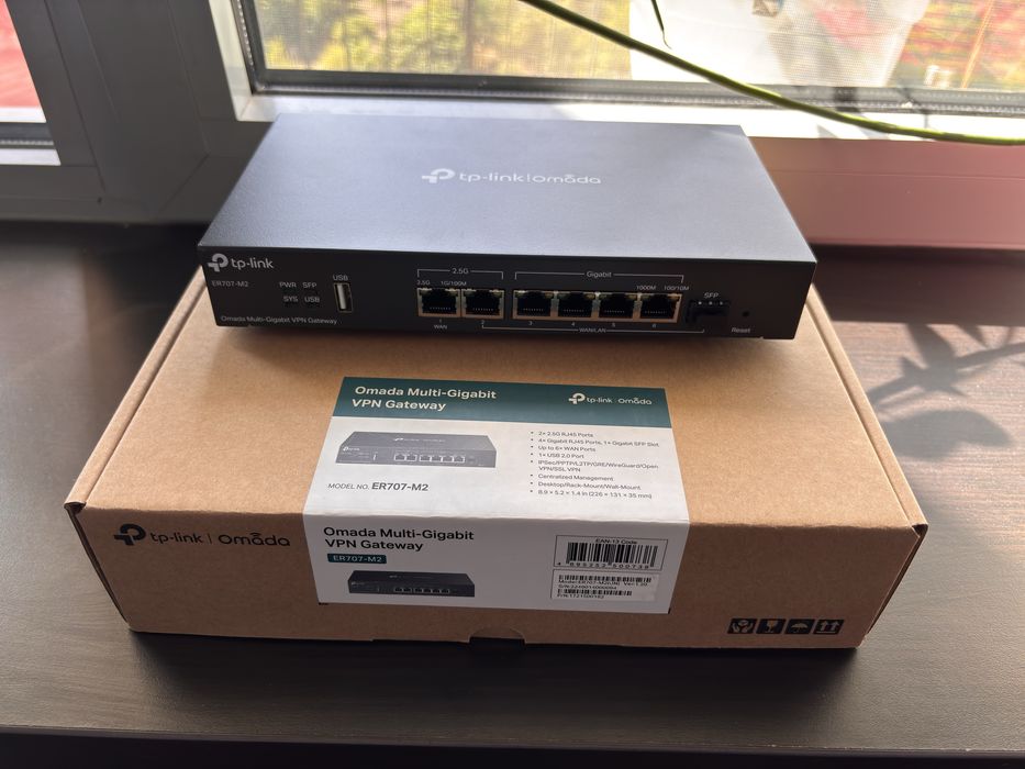 Router VPN TP-Link Omada ER707-M2, 2.5G, Multi-WAN