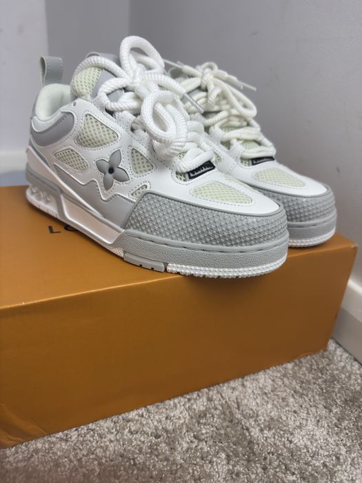 Sneakers Louis Vuitton LV Skate Grey / White – În stare bună – Mărimea 41