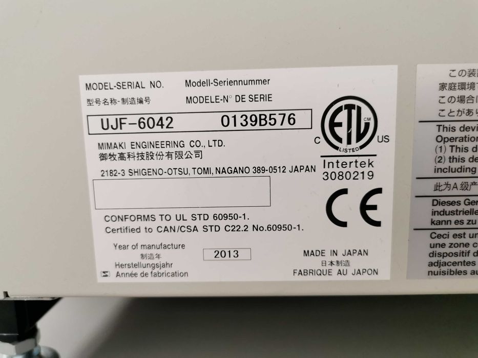 De Vanzare Imprimanta UV MIMAKI 6042