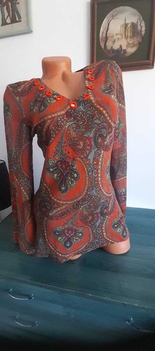 Rochie si bluza dama din matase marimea S/36