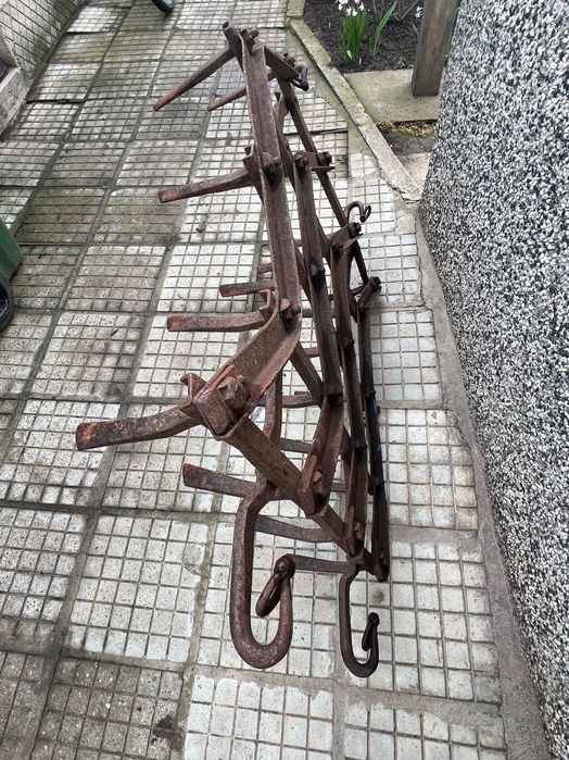 Грапа/брана и рало за животинска тяга + допълнителна дъска и ралник