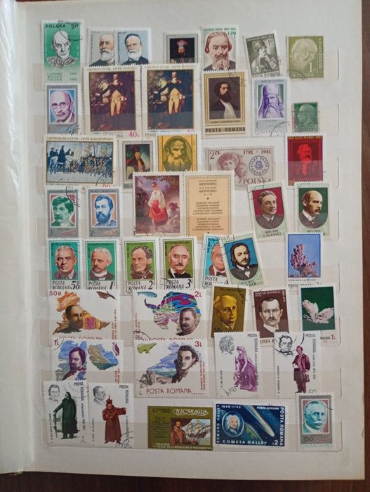 Colecție de timbre vechi – cadou ideal de sărbători