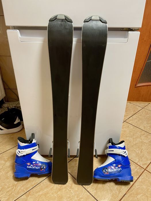 Schiuri copii 80 cm cu clapari skiuri set