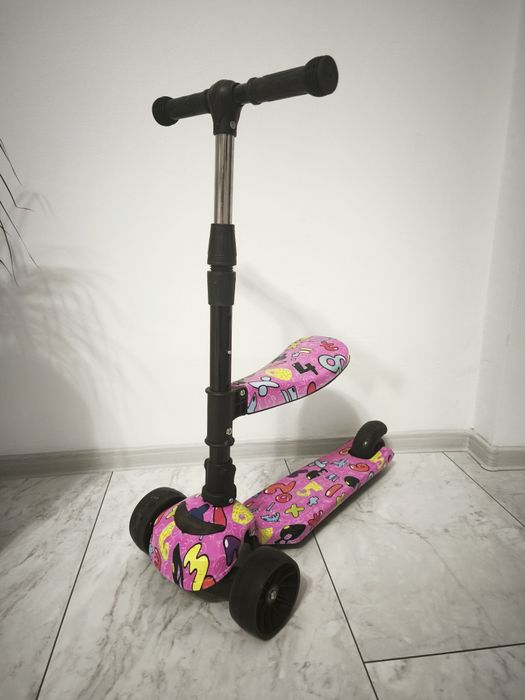 Trotinetă SCOOTER 3 roti cu lumini