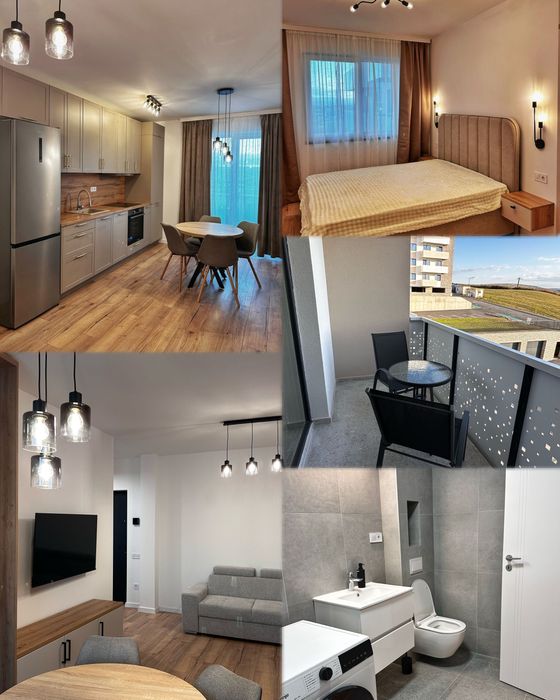 Apartament 2 camere de închiriat | Apartament 2 camere - Prima inchiriere| Estimo Park Apahida | Parcare subterană
