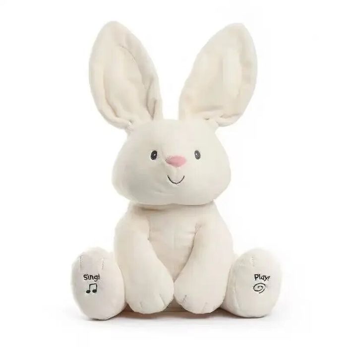 Интерактивно плюшено Зайче, музикално Peek A Boo