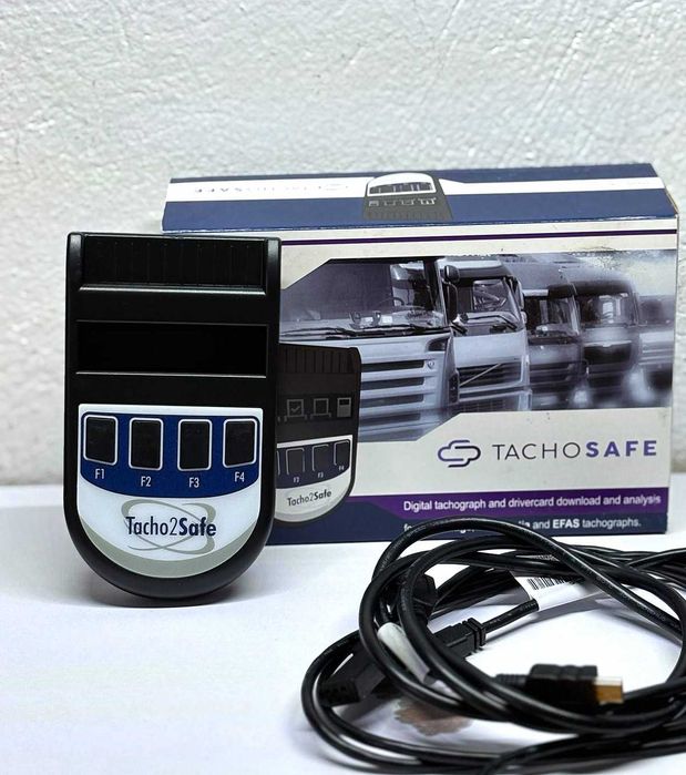 Cititor date tahografe și carduri șofer Tacho2Safe+husa