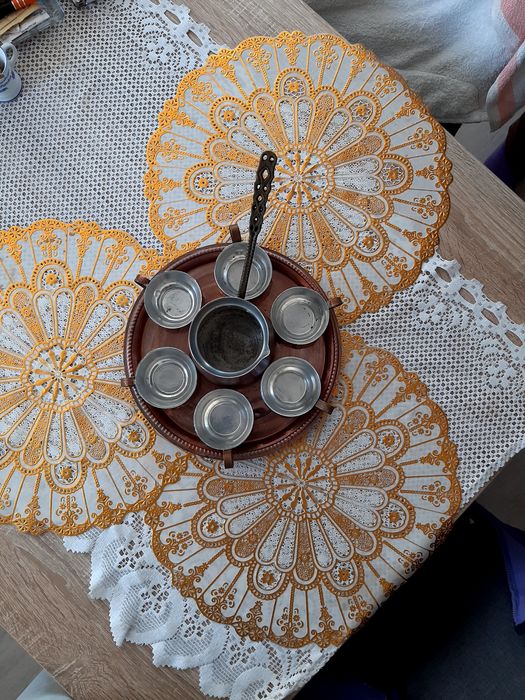 Меден Сервиз за Кафе Джезве с чаши Мед