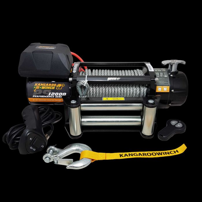 Усилена лебедка KangarooWinch K12000PS Performance Series 12V