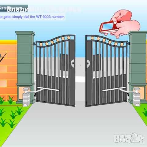 Управление на врати с двигател или насрещник от смартфон
