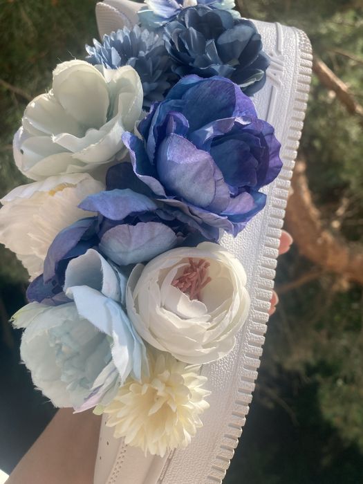 Nike air force one custom flower