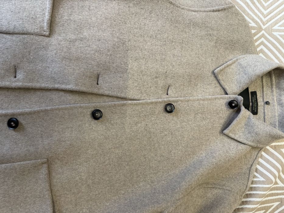 Шерстяное пальто zara