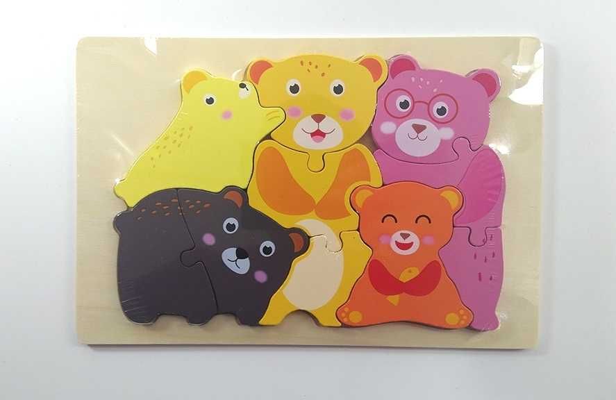 Осем Модела Дървени Пъзели на Животни - всички дървени играчки