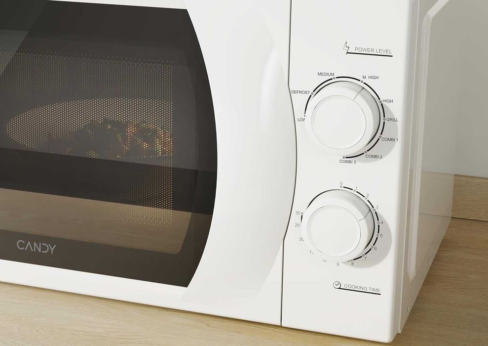 Микровълнова печка с грил Candy Idea 20L (CMG2071M) Бяла