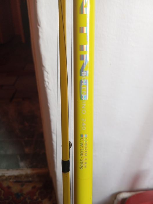 2 Lansete Robinah Bolentino + Mulinete FL, 2,7m & 2,4m, Fir Energo Team Excalibur Carp