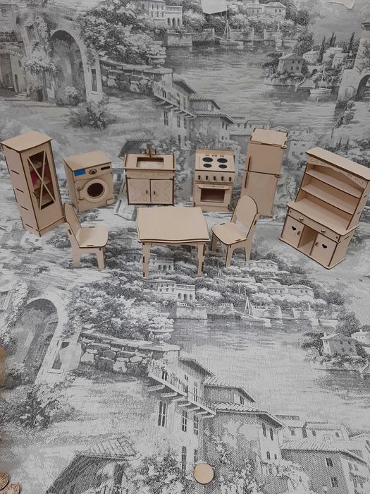 Кукольная мебель для Барби "Кухня"