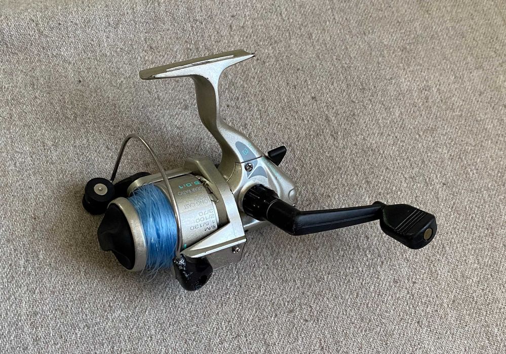 Mulineta Okuma RES FS 613 spinning, funcțională, cu fir montat