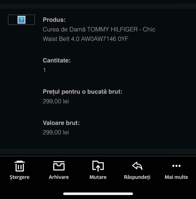 Curea Tommy ajustabilă