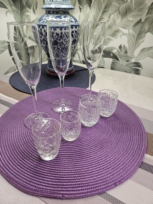 Хрустальные рюмки. Фужеры.