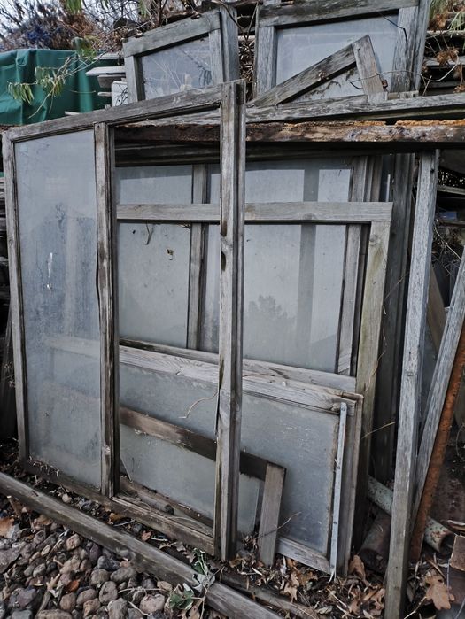 Окна деревянные, б/у