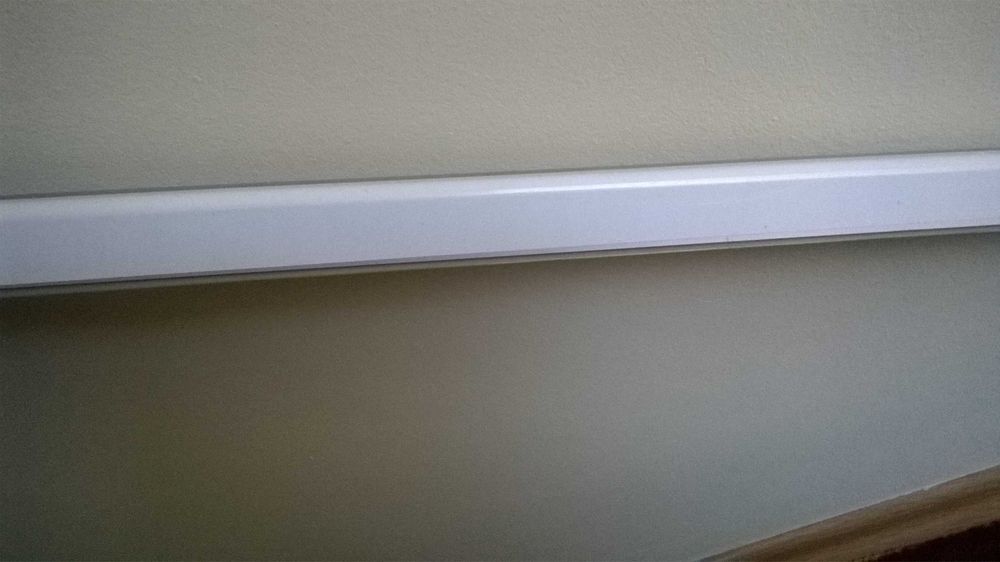 Алуминиева гръцка вертикална лайсна за кухненски плот -3.10 m-28 lv