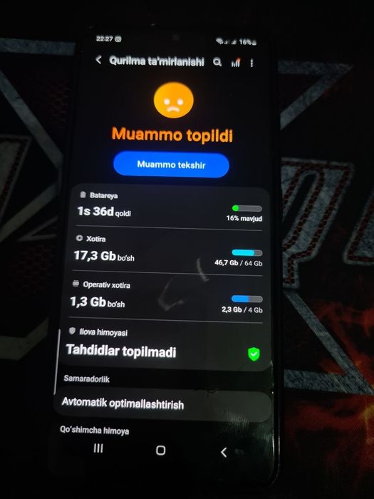 Samaumng A32      .