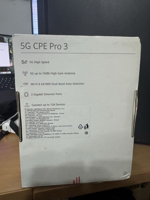 Router modem 5g CPE Pro 3 wifi 6 Ax1800