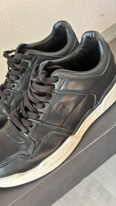 G-Star Attacc BSC черни кожени обувки