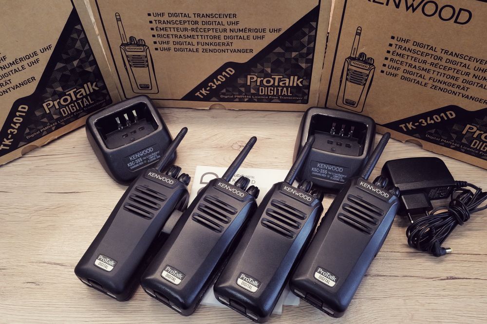 Statii Kenwood TK 3401D ProTalk digital profesionale 5 bucati NOI