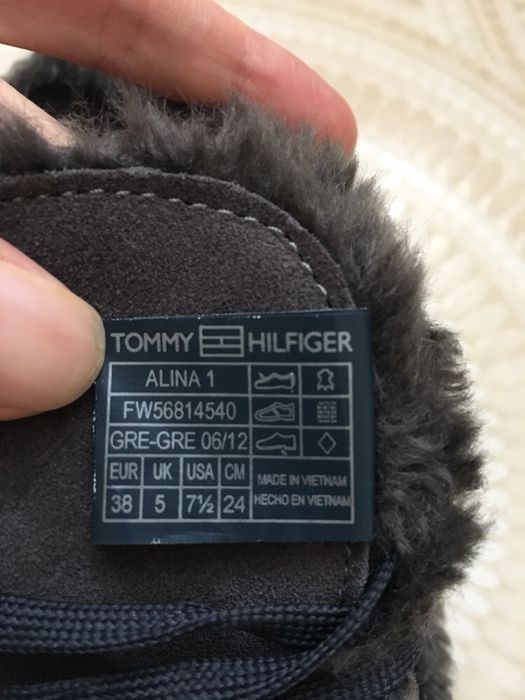 Ghete/botine Tommy Hilfiger, nr 38, piele naturala