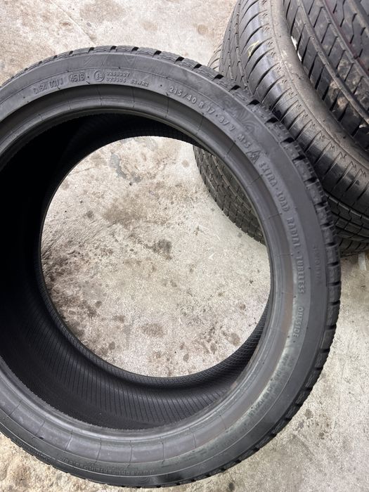 4 anvelope iarna 215/40/17 , Continental , 8 mm !