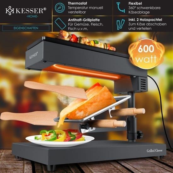 Grill cu accesoriu ptr brânzeturi