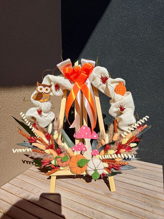 Coroniță de toamnă handmade