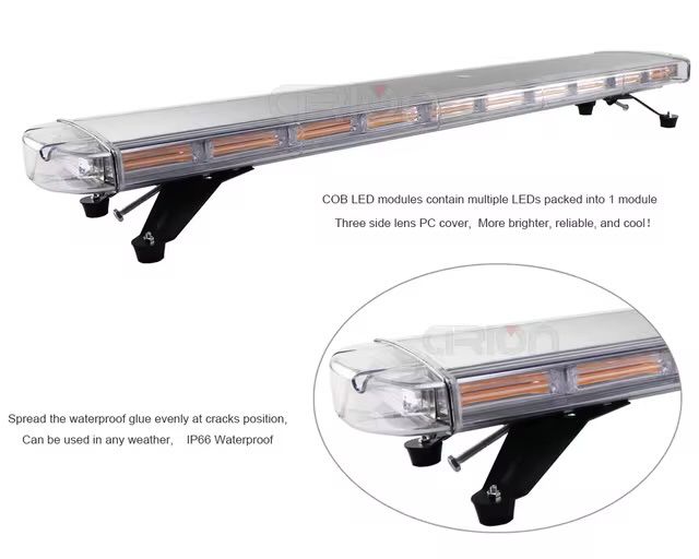 100 см LED Сигнална Аварийна лампа маяк за таван 12-24V маяк, буркан