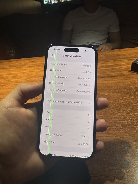 14 pro iphone 256Gb purplee