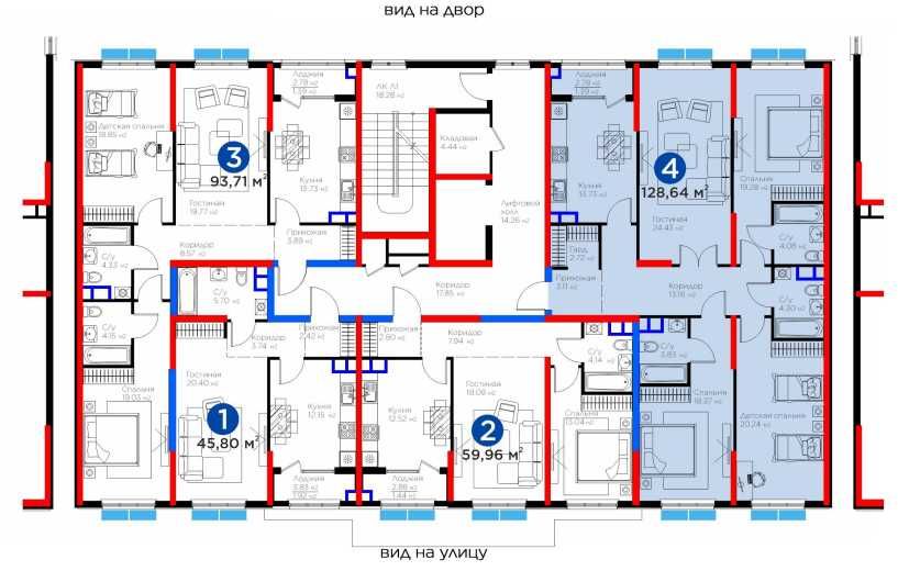 Янги Узбекистон! Акция -30% Просторная 4комн кв 130.4м² КЛЮЧИ СРАЗУ (K