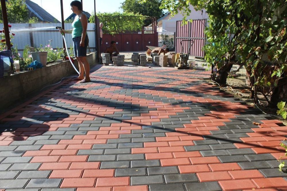 Брусчатка вибропресованная