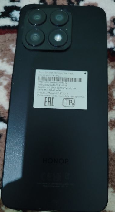 Honor x8a.  Kafolati bilan