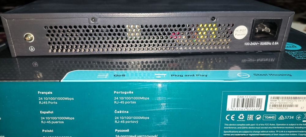 TP-Link TL-SG1024D Коммутатор 24-port Gigabit