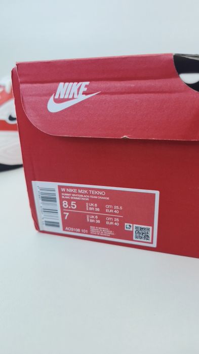 Nike M2K Tekno Noi, Originali în Cutie – Mărimea 40 (25.5 cm)