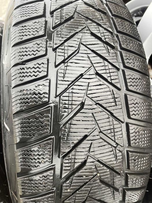 Set jante aliaj R17 Mercedes 5 x 112 cu anvelope de iarna