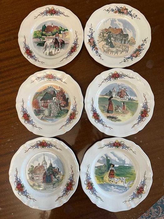 6бр Френски чинии OBERNAI