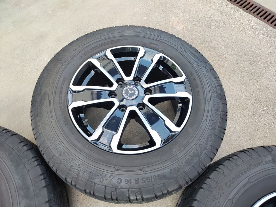 16 5x130 Mercedes Sprinter Vw Crafter лети джанти 6х130 спринтер крафтер 235 /65/16 Continental летни