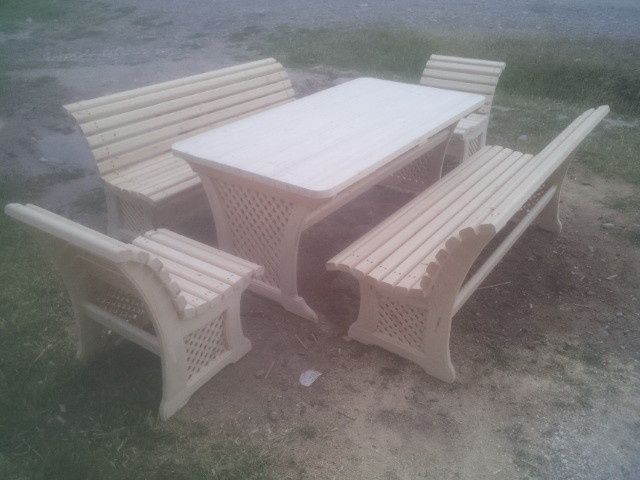 Yog'och Stol stul kamplekt