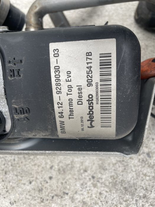 Печка Вебасто БМВ Х5, ф15 и др. (Pechka webasto bmw f15)