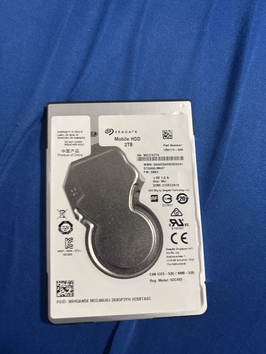 Hard disk 2TB functional
